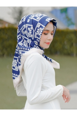 LIMITED EDITION SONGKET SQUARE - NAVY BLUE 